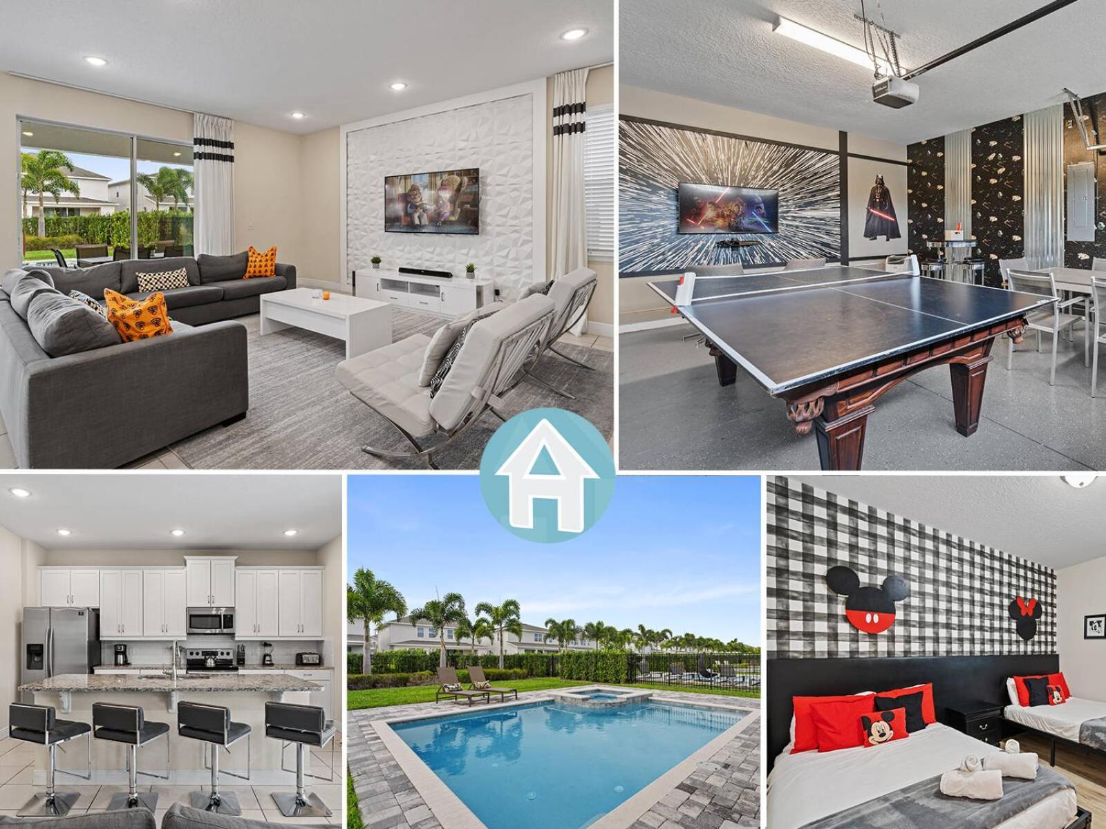 Encore Resort 6 Bedroom Home With Pool 올랜도 외부 사진